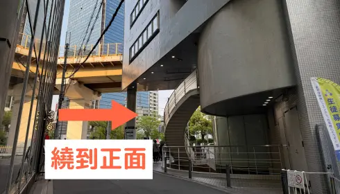 繞到正面