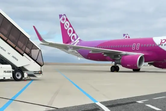 樂桃航空在關西機場第二航廈